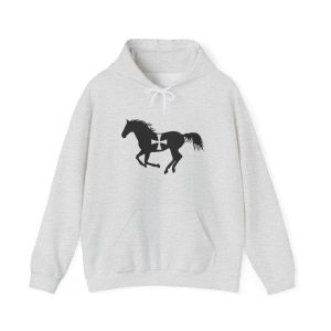 Sudadera con capucha - Gris ceniza - Cavall de Sant Joan