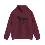 Sudadera con capucha - Granate - Cavall de Sant Joan Sudadera con capucha - Granate - Cavall de Sant Joan