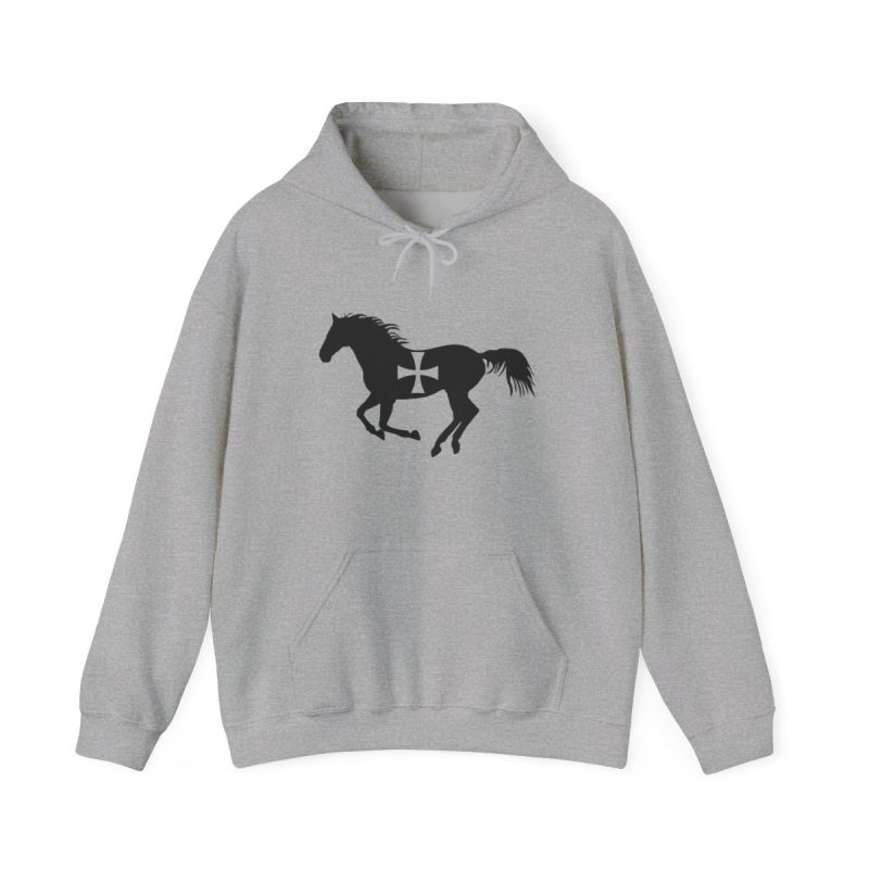 Sudadera con capucha - Gris deportivo - Cavall de Sant Joan