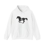 Sudadera con capucha - Blanco - Cavall de Sant Joan Sudadera con capucha - Blanco - Cavall de Sant Joan