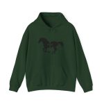 Sudadera con capucha - Verde bosque - Cavall de Sant Joan Sudadera con capucha - Verde bosque - Cavall de Sant Joan