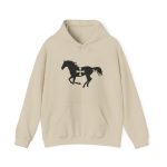 Sudadera con capucha - Arena - Cavall de Sant Joan Sudadera con capucha - Arena - Cavall de Sant Joan