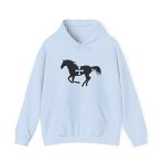 Sudadera con capucha - Azul claro - Cavall de Sant Joan Sudadera con capucha - Azul claro - Cavall de Sant Joan