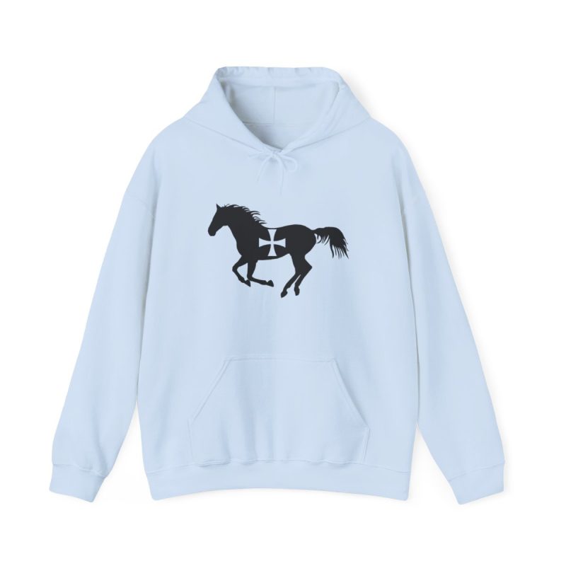 Sudadera con capucha - Azul claro - Cavall de Sant Joan