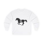 Camiseta manga larga - Blanco - Cavall de Sant Joan Camiseta manga larga - Blanco - Cavall de Sant Joan
