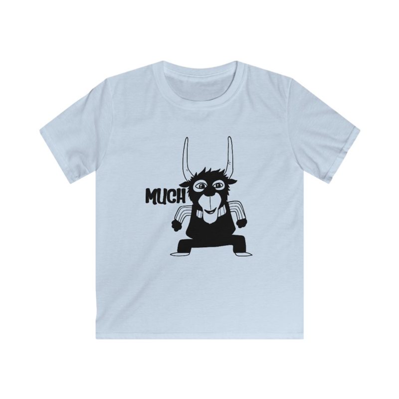 Camiseta infantil Softstyle - Azul claro - Camiseta Much