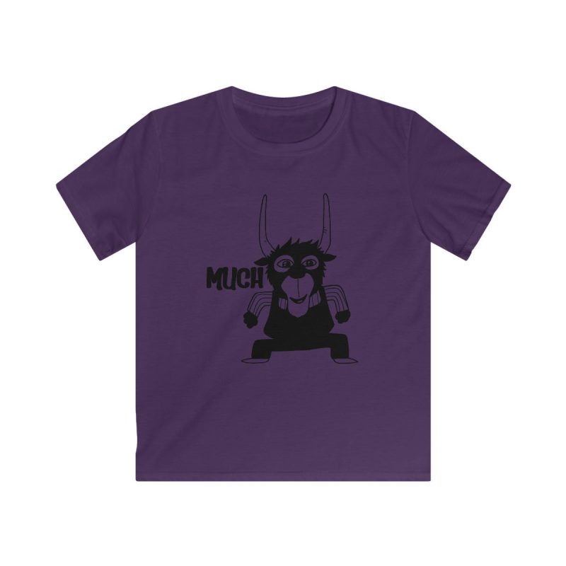 Camiseta infantil Softstyle - Morado - Camiseta Much