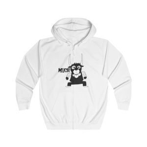 Sudadera con capucha y cremallera - Blanco artico - Camiseta Much