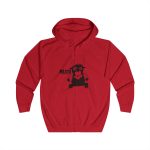 Sudadera con capucha y cremallera - Rojo fuego - Camiseta Much