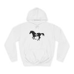 Sudadera universitaria - Blanco artico - Cavall de Sant Joan
