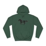 Sudadera universitaria - Verde botella - Cavall de Sant Joan