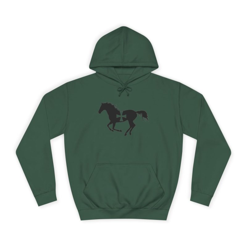 Sudadera universitaria - Verde botella - Cavall de Sant Joan