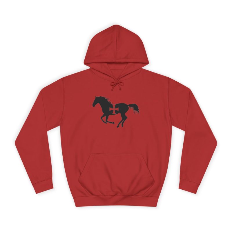 Sudadera universitaria - Rojo fuego - Cavall de Sant Joan