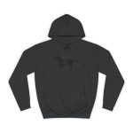 Sudadera universitaria - Negro azabache - Cavall de Sant Joan