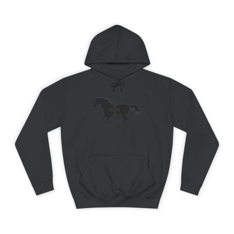 Sudadera universitaria - Negro azabache - Cavall de Sant Joan