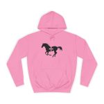 Sudadera universitaria - Rosa algodon de azucar - Cavall de Sant Joan