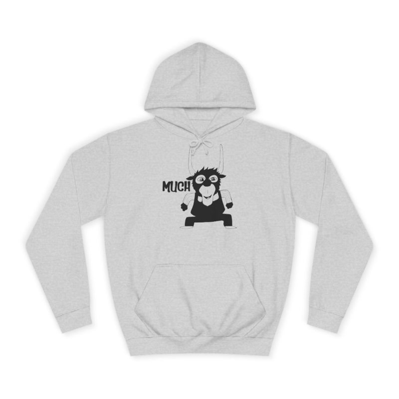 Sudadera universitaria - Gris jaspeado claro - Camiseta Much