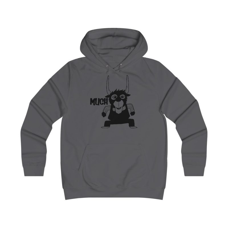 Sudadera universitaria mujer - Gris marengo - Camiseta Much