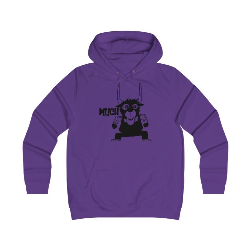 Sudadera universitaria mujer - Morado - Camiseta Much