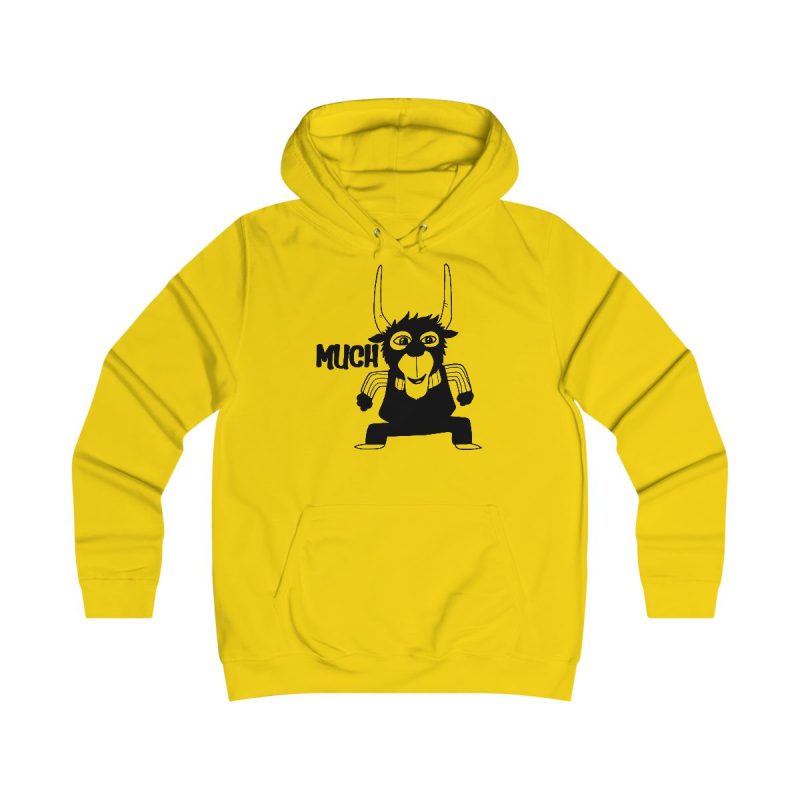 Sudadera universitaria mujer - Amarillo sol - Camiseta Much