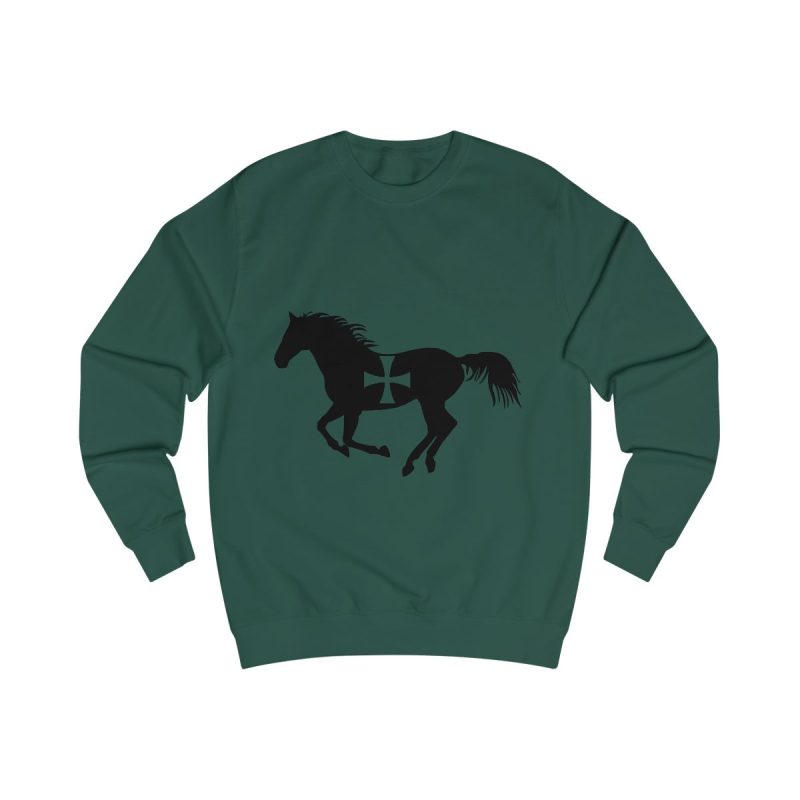 Sudadera clasica - Verde botella - Cavall de Sant Joan