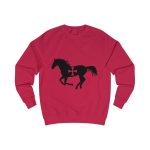 Sudadera clasica - Rojo fuego - Cavall de Sant Joan