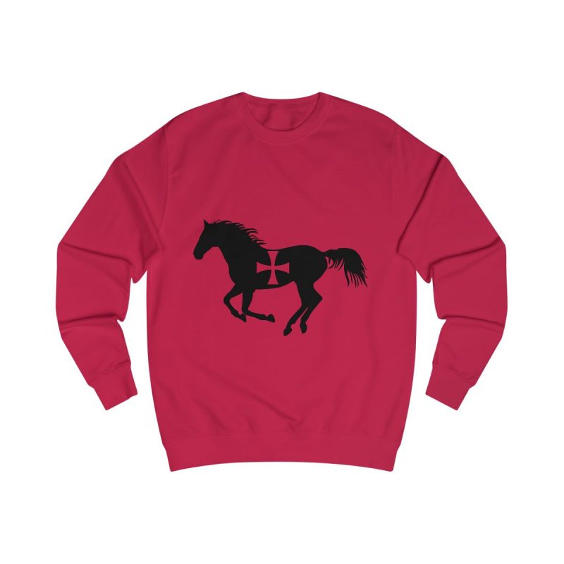 Sudadera clasica - Rojo fuego - Cavall de Sant Joan