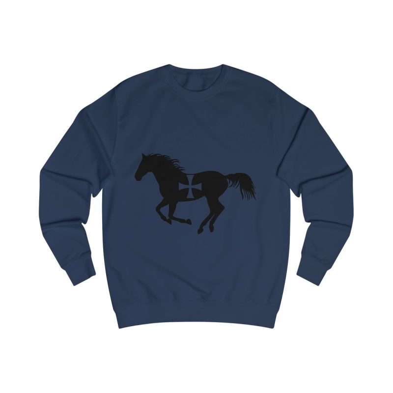 Sudadera clasica - Azul marino Oxford - Cavall de Sant Joan