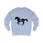 Sudadera clasica - Azul cielo - Cavall de Sant Joan