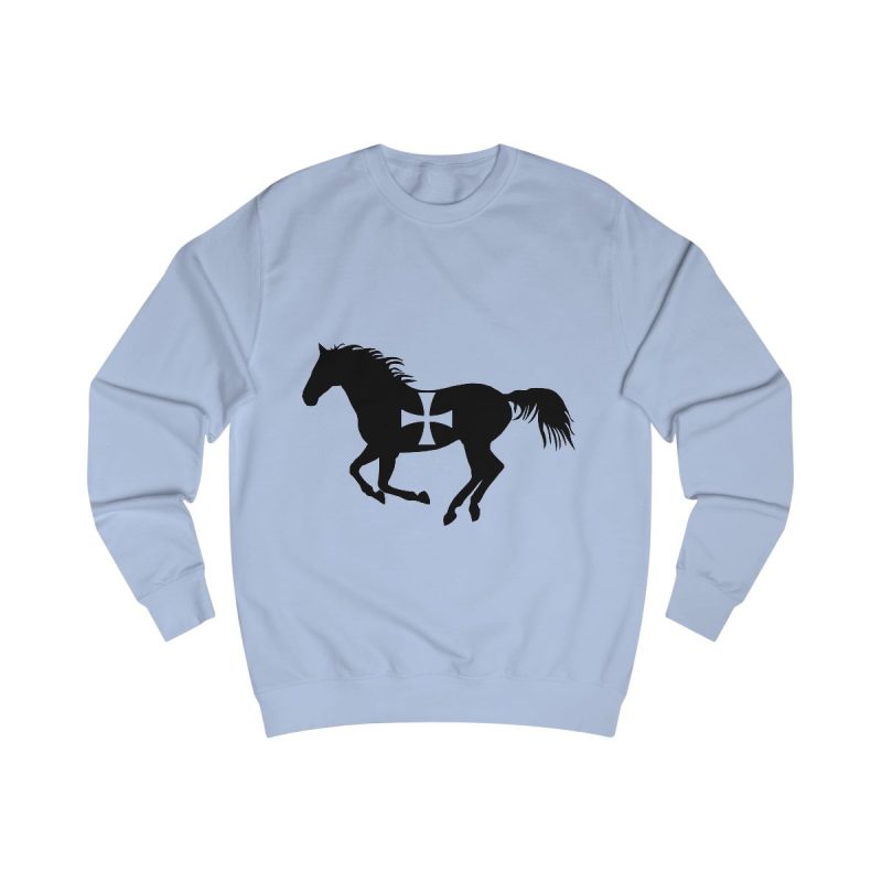 Sudadera clasica - Azul cielo - Cavall de Sant Joan