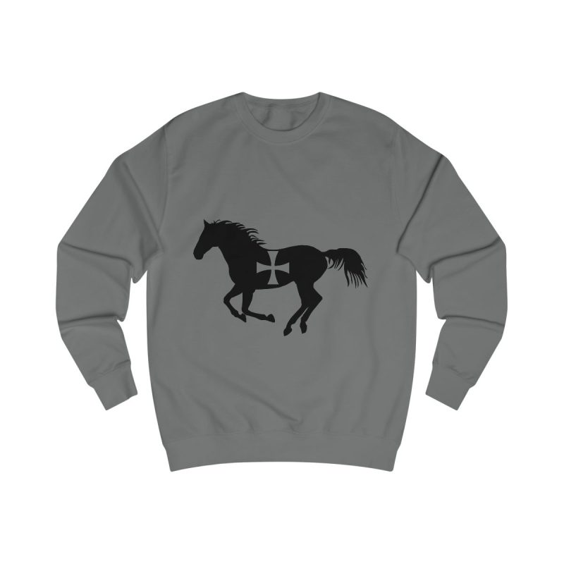 Sudadera clasica - Gris acero - Cavall de Sant Joan