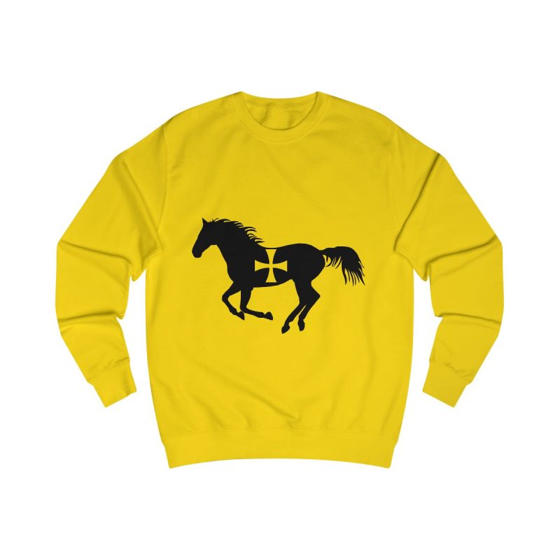 Sudadera clasica - Amarillo sol - Cavall de Sant Joan