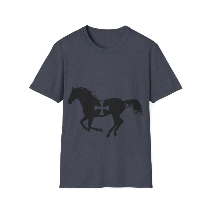 Camiseta Softstyle - Azul marino jaspeado - Cavall de Sant Joan