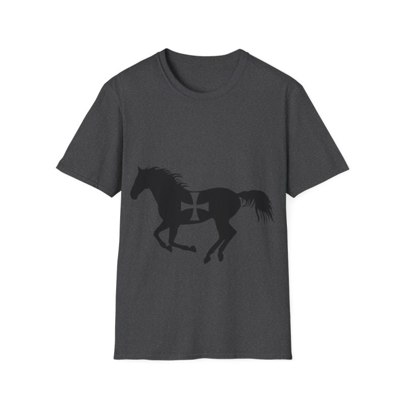 Camiseta Softstyle - Gris oscuro jaspeado - Cavall de Sant Joan
