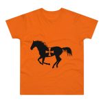 Camiseta hombre punto liso - Naranja - Cavall de Sant Joan Camiseta hombre punto liso - Naranja - Cavall de Sant Joan
