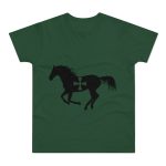 Camiseta hombre punto liso - Verde botella - Cavall de Sant Joan Camiseta hombre punto liso - Verde botella - Cavall de Sant Joan