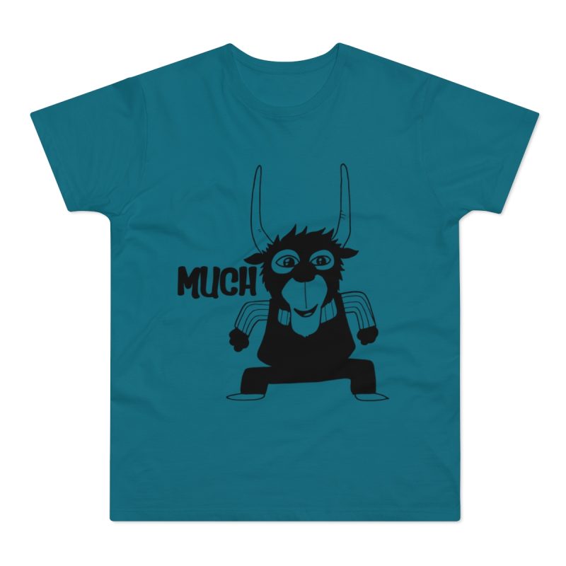 Camiseta hombre punto liso - Azul diva - Camiseta Much