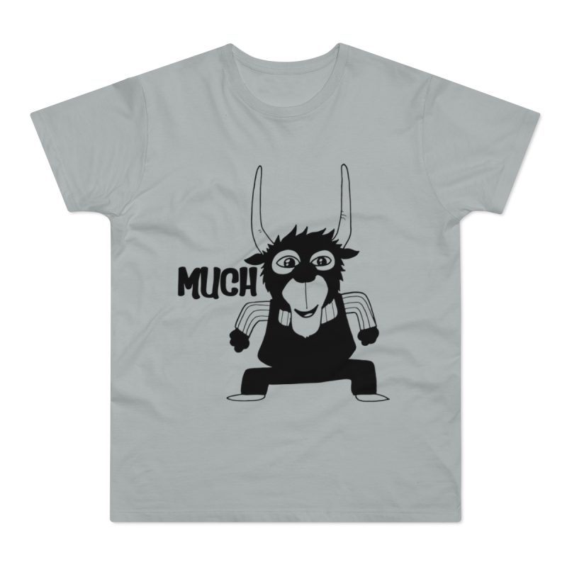 Camiseta hombre punto liso - Gris Pacifico - Camiseta Much