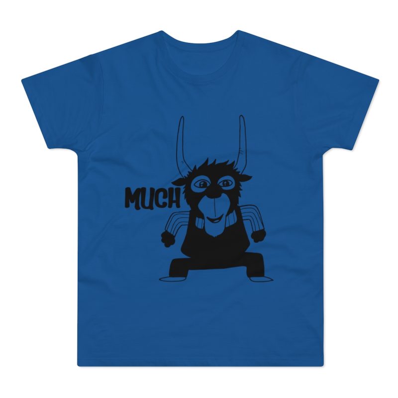 Camiseta hombre punto liso - Azul royal intenso - Camiseta Much