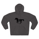 Sudadera capucha con cremallera premium - Antracita - Cavall de Sant Joan