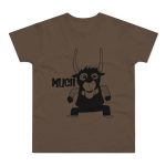 Camiseta hombre punto liso - Marron chocolate - Camiseta Much