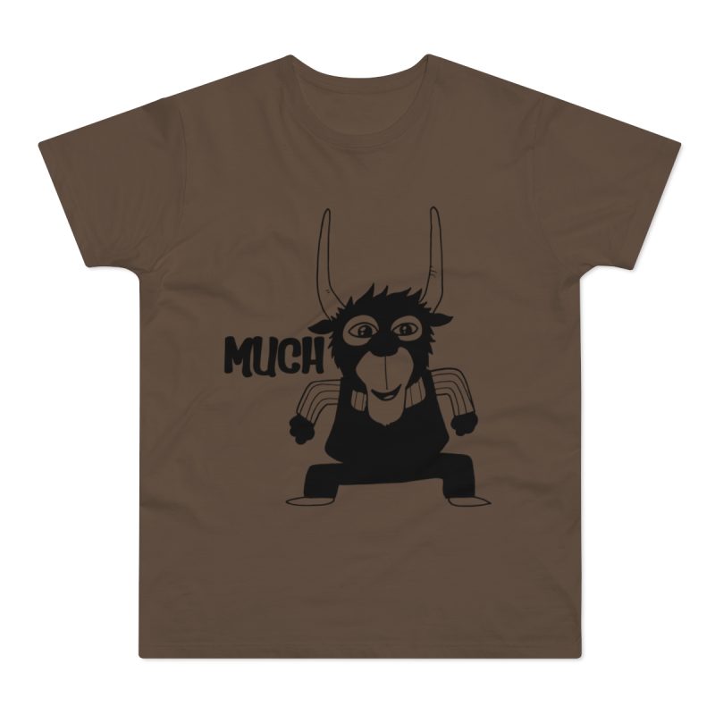 Camiseta hombre punto liso - Marron chocolate - Camiseta Much