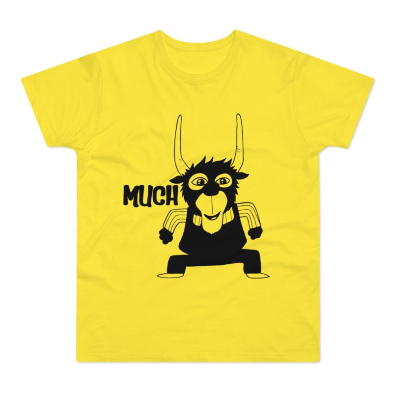 Camiseta hombre punto liso - Amarillo solar - Camiseta Much
