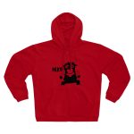 Sudadera capucha con cremallera premium - Rojo - Camiseta Much