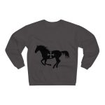 Sudadera cuello redondo premium - Antracita - Cavall de Sant Joan