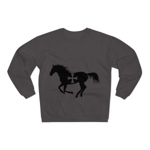 Sudadera cuello redondo premium - Antracita - Cavall de Sant Joan