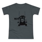 Camiseta mujer punto liso - Gris oscuro - Camiseta Much