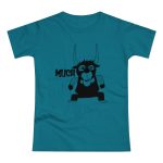 Camiseta mujer punto liso - Azul diva - Camiseta Much