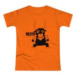 Camiseta mujer punto liso - Naranja - Camiseta Much