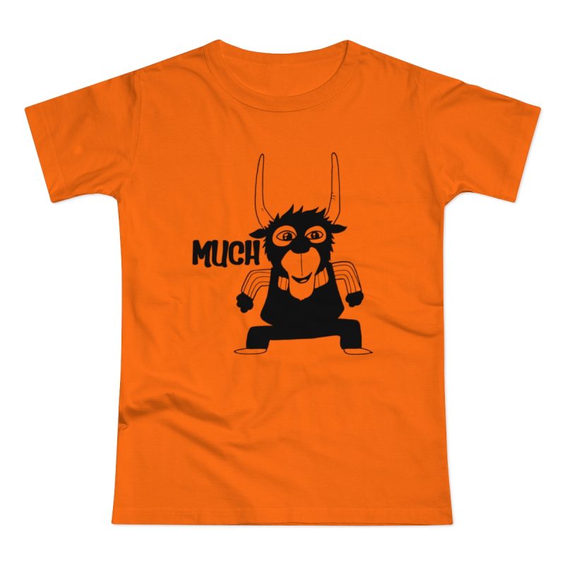 Camiseta mujer punto liso - Naranja - Camiseta Much